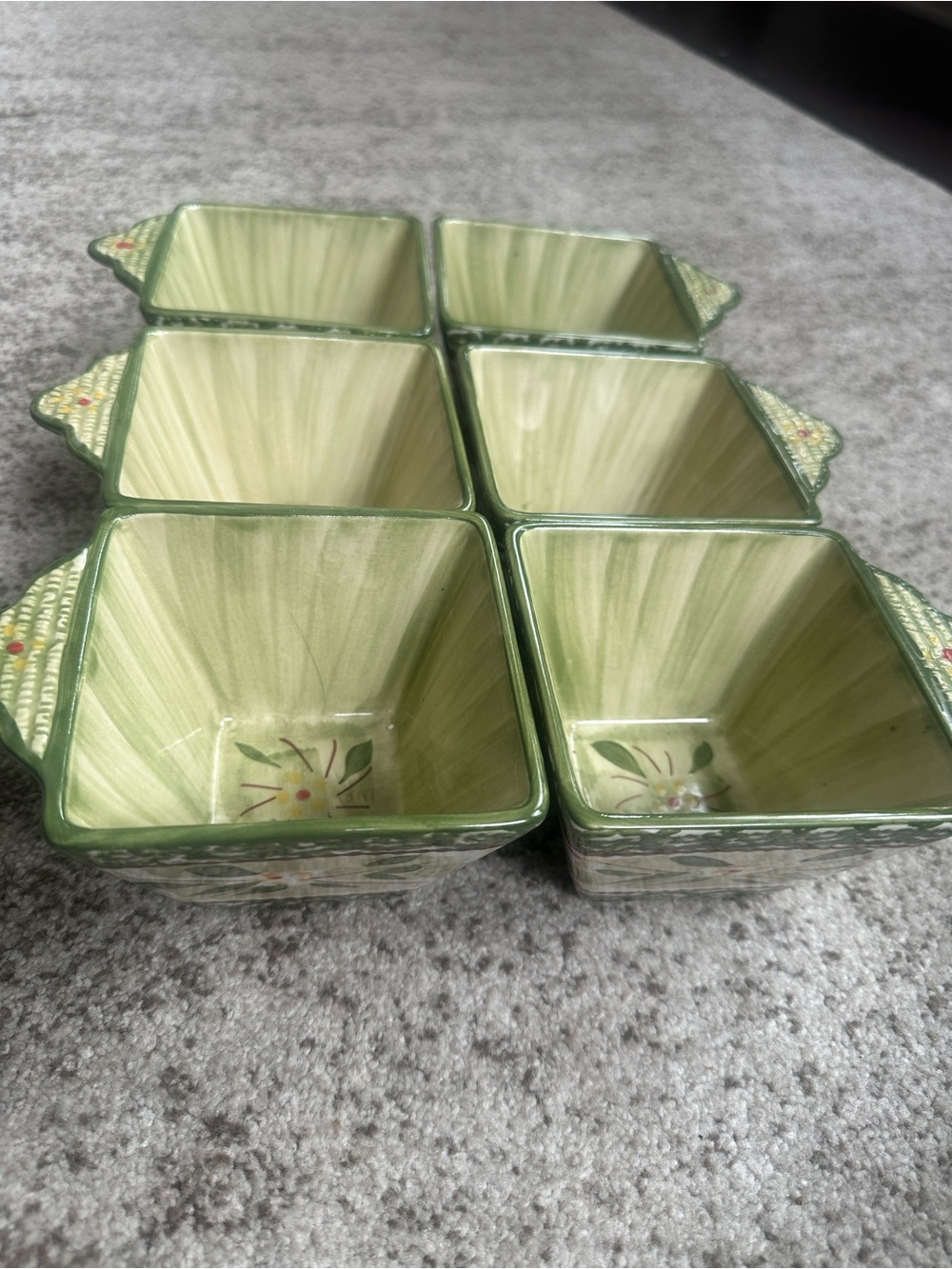 Temp-tations by Tara Old World Green Baker Ramekins (6)